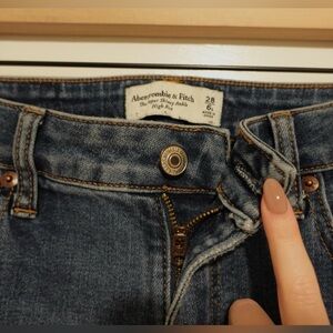 A&F Super Skinny Ankle Jeans